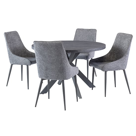 graphite grey dining chairs