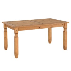 Central Rectangular Wooden Dining Table Small In Oak