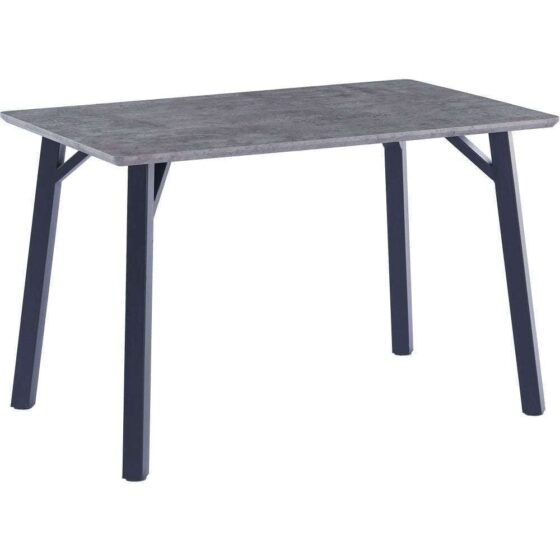 Frisco Wooden Dining Table Small In Concrete Effect