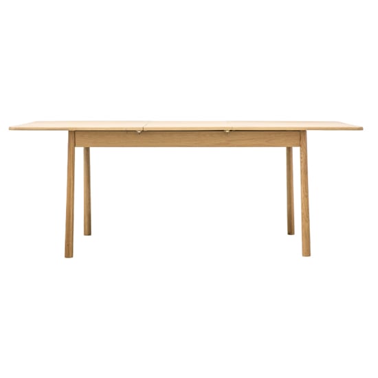 Burbank Extending Oak Wood Dining Table In Oak