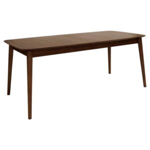 Malibu Extending Wooden Dining Table Rectangular In Walnut