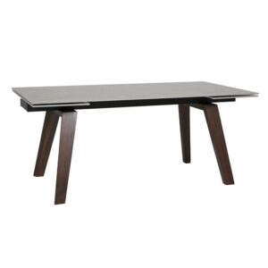 Acton Ceramic Extending Dining Table Rectangular In Latte