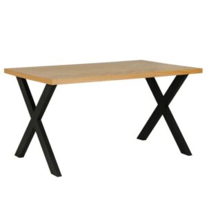 Niles Wooden Dining Table 1400mm In Natural Oak