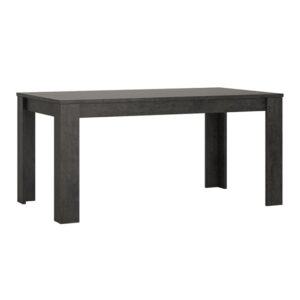 Zinger Wooden Extending Dining Table In Slate Grey